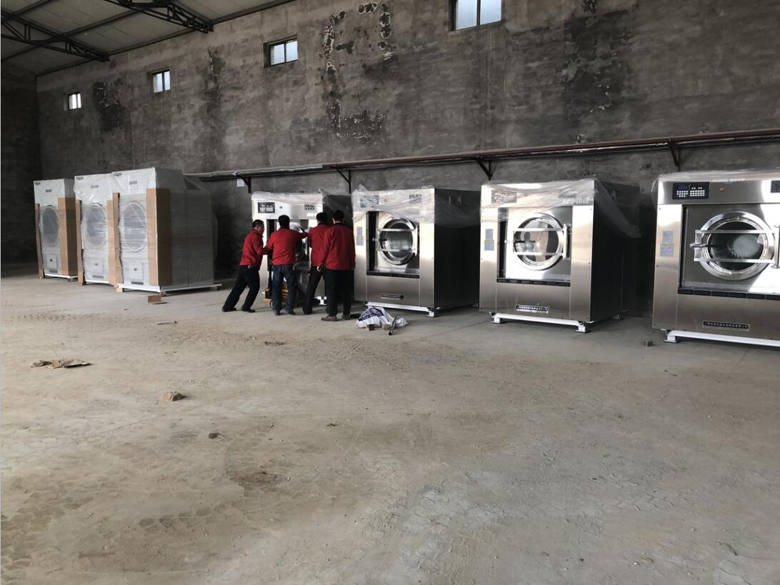 保定洗衣廠洗衣房設備昨日送貨完畢
